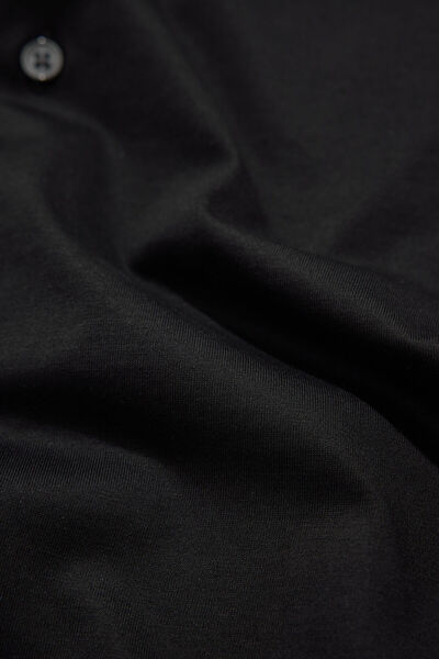 W Collection RELAX KALIP SİYAH SOFT YAKA GÖMLEK