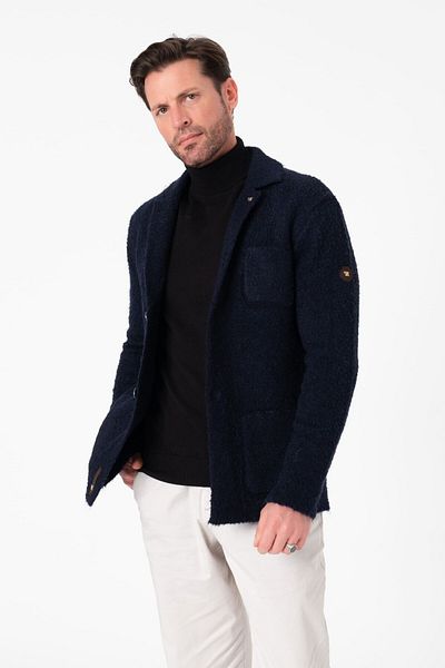 Tony Montana Ανδρικό πλεκτό μάλλινο μπουφάν Lux Tech Classic Fit-TC-1016