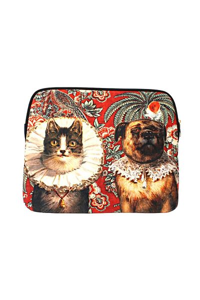 NO BRAND Husă tabletă din catifea ROYAL PETS 11"