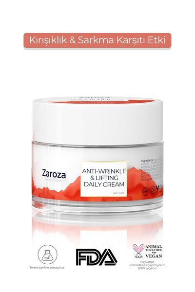 ZAROZA Anti-wrinkle & Lifting Daily Cream | Kırışıklık & Sarkma Karşıtı Retin...