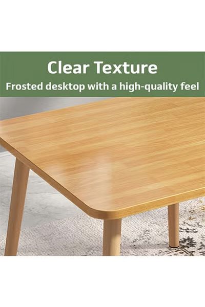 Taimi Modern Brown Square Dining Table, Solid Wood Dining Table for Kitchen Dining Room,120x60x73cm
