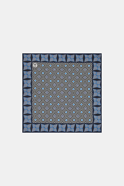 W Collection MAVİ İPEK MENDİL