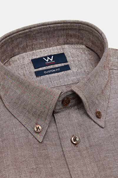 W Collection COFFEE LONG SLEEVE SHIRT