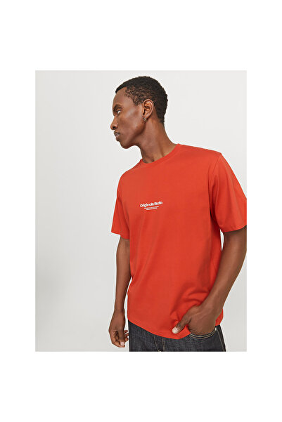 Jack & Jones Vesterbro Men's Red T-Shirt ( 12240121 -Smrf)