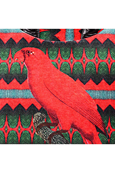 NO BRAND Colorful laptop bag for women, made of velvet, EXOTIC 14"