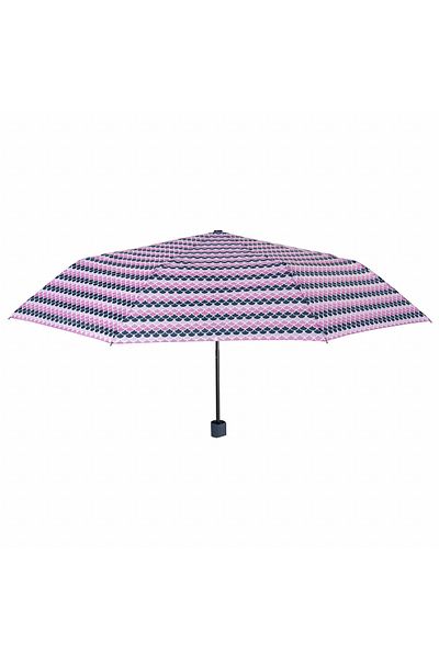 Perletti Women's MINI manual umbrella Perletti geometrico pink