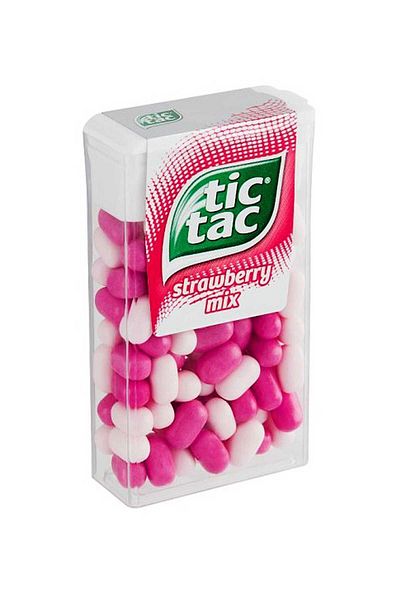 Tic Tac Tictac Strawberry Flavored Candy 18 Gr. (1 Piece)