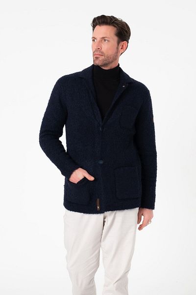 Tony Montana Ανδρικό πλεκτό μάλλινο μπουφάν Lux Tech Classic Fit-TC-1016