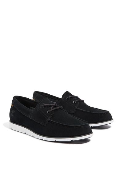 Timberland Ανδρικά μαύρα Loafer παπούτσια Grafton Bay Lace Up