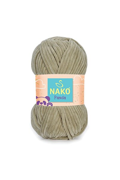 NAKO Panda Kadife 13955 Bej Örgü İpi (1 Adet)
