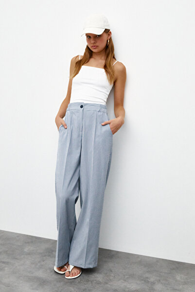 urban focus Striped Palazzo Trousers