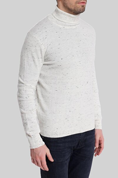 BOSS Regular Fit Erkek Kazak Bej