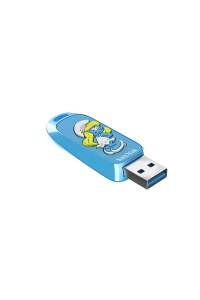 SanDisk Smurfs 256Gb USB 3.2 Generation 1 Flash Memory Sdczis-256G-G46
