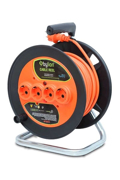 Bylion PMK-30325-F 3X2.5 TTR 30m Plastik Kablo Makarası