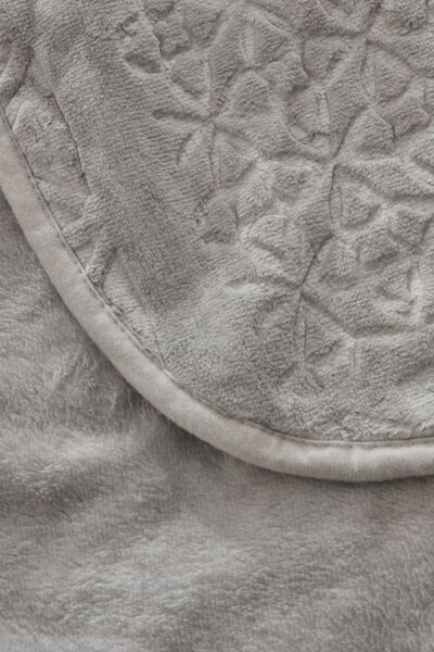 Karaca Home Blair Light Gray Single Embos Blanket