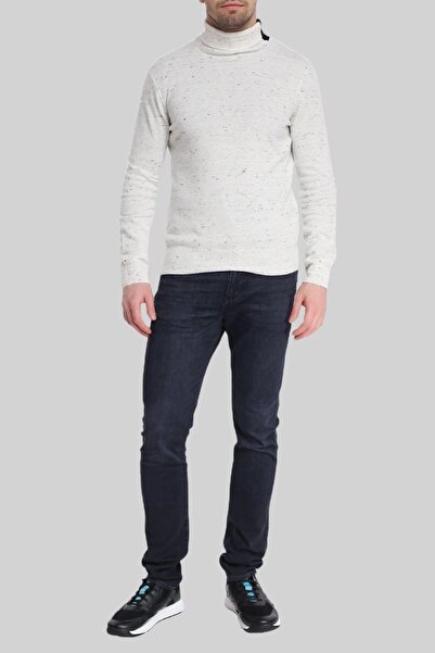 BOSS Regular Fit Erkek Kazak Bej