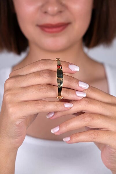 Güzide Kuyumcu Güzide 14 Ayar Altın Uğur Böcekli Çocuk Kelepçesi