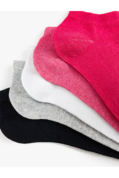 Koton Set of 5 Basic Multicolored Booties Socks