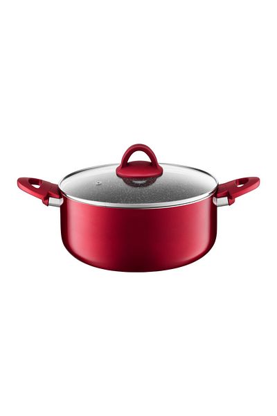 Ambition Pot with lid 20cm, 2.9L, Qualum Basic Stone Edition coating, Jasper