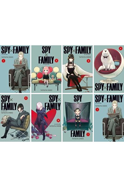 Gerekli Şeyler Yayıncılık Spy x Family 1-2-3-4-5-6-7-8 manga seti(8 kitap)