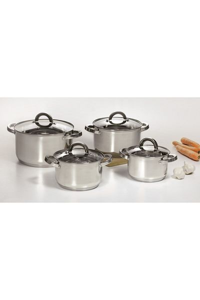 Ambition Stainless steel pot set, 8 pieces, Berry