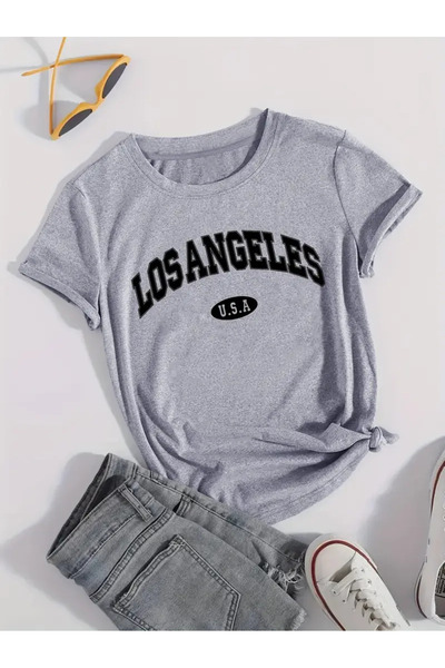 Karatopak Μπλουζάκι με στάμπα Los Angeles Usa