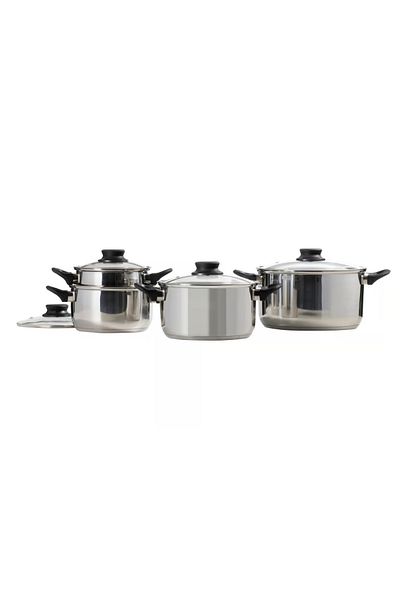 Domotti Stainless steel pot with lid 20cm, 3.6L, Lima