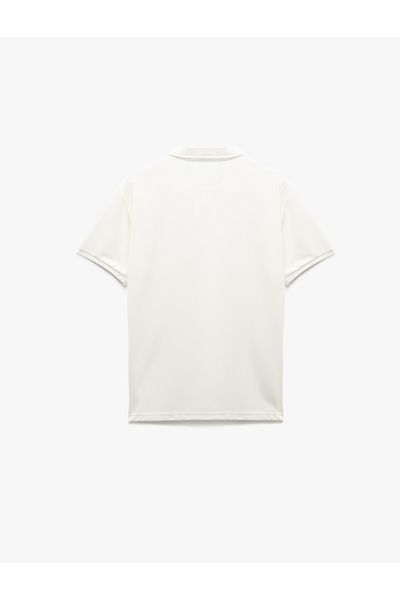 Koton Μπλουζάκι από ύφασμα Pike με κοντό μανίκι Slim Fit Polo Neck T-shirt