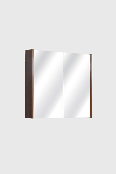 shop Aynalı Banyo Dolabı – Raflı Lavabo Üstü, Modern Tasarım- 80x60