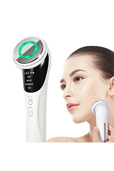 Jewval Foton Güzellik Robotu EMS Mikro Akım Sıcak Kompres LED Işık Terapi Cih...