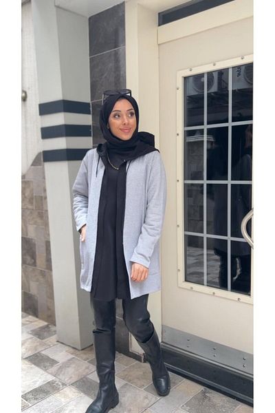 MODAVERA Women's Long Sleeve Hooded Lace-Up Pocket Two Thread Jacket