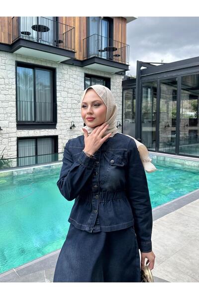 Cardella Denim Jeans Skirt Jacket Suit Double Design Jean Suit