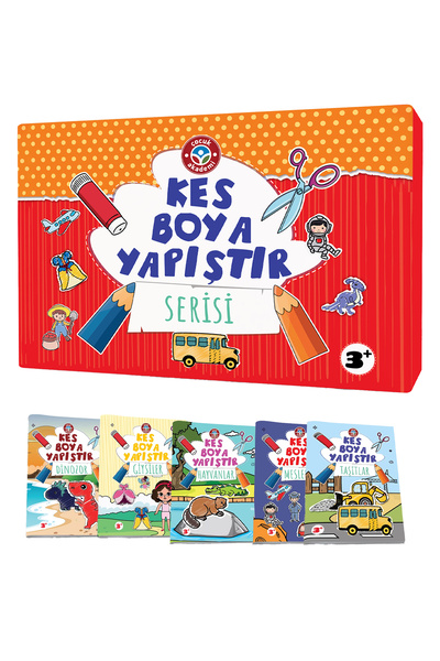 Çocuk Akademi Kes Boya Yapıştır Hepsi Bir Arada Paketi