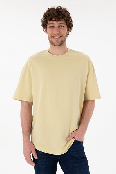 U.S. Polo Assn. Men's Light Khaki Basic T-Shirt 50305988 -Vr183