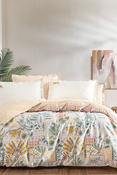 Yataş Gold King Size Ranforce Duvet Cover Set - Tile