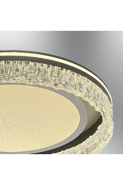 Özcan Aydınlatma Özcan Aydınlatma 1414-1 Nofa 50Cm Daire Armatür (Tuya Uyumlu) (Kumandalı) Beyaz