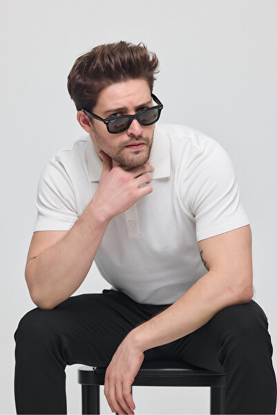 GIENTO Men's Elastic Waist Zippered Buttoned Lycra Jogger Trousers