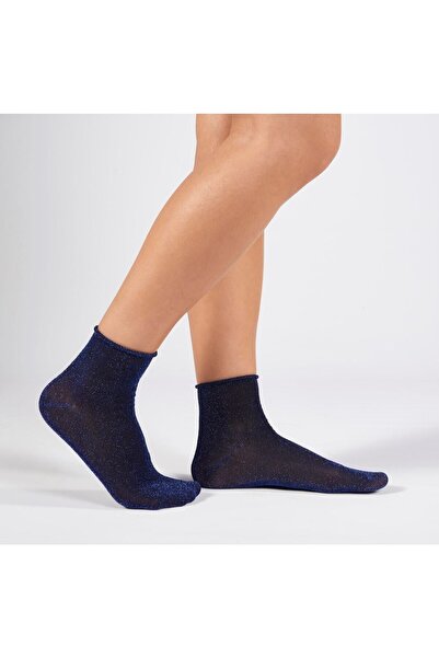 Forwena Безшевни дамски чорапи до глезена Saks Blue Collection Quarter Elastic