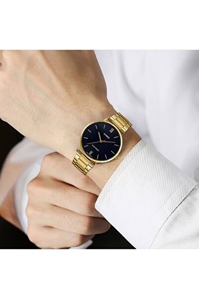 Casio Casio LTP-VT01G-1BUDF 34mm Analog Watch with Stainless Steel Strap - Gold