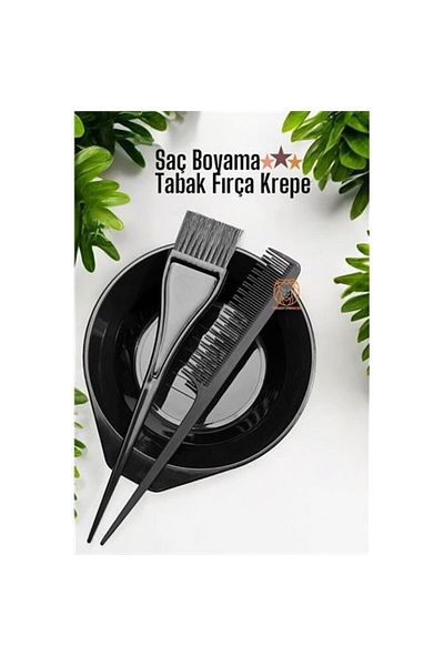 mk global Modacar Hair Coloring Plate Brush Crepe Comb Set