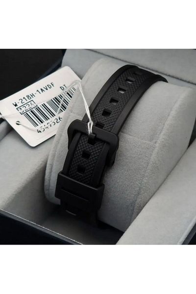 Casio Casio Men's Digital Watch with Resin Strap W-218H-1AVDF - 43 mm - Black