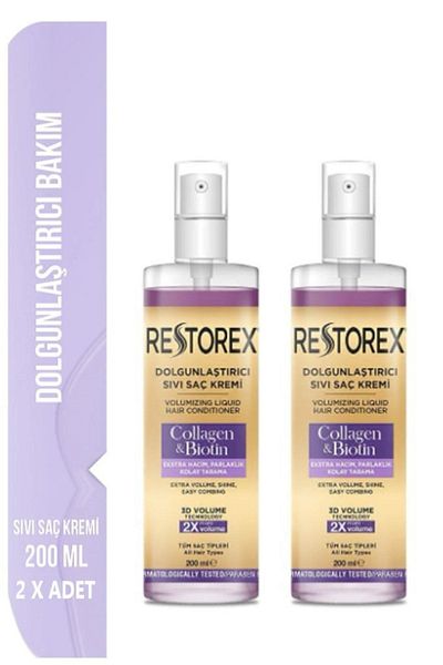 Restorex Plumping Liquid Conditioner Collagen & Biotin 200 ml