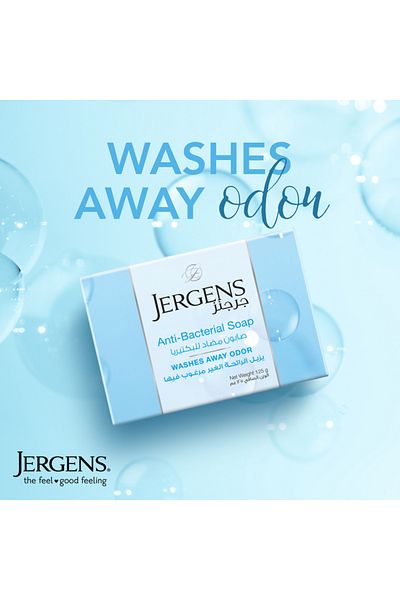 Jergens ANTI-BACTERIAL SOAP 6PK 125 G - 125 GM SPL OFFER