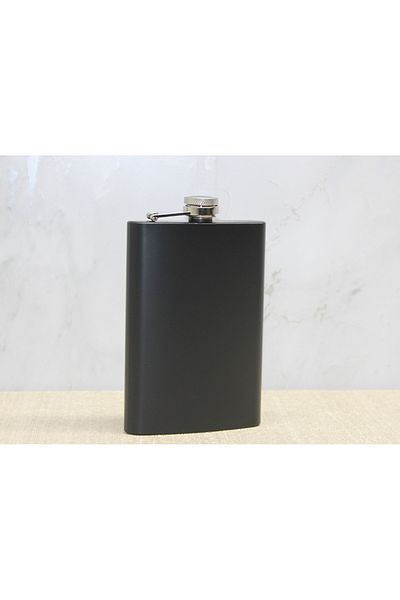 Acousticworld Single Black 9 oz Flask
