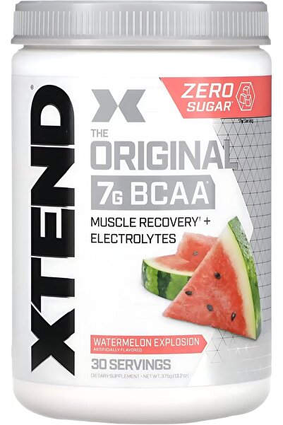 xtend مسحوق XTEND BCAA الأصلي بنكهة البطيخ 30 قرصًا
