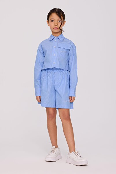 Iceberg قميص بناتي أزرق