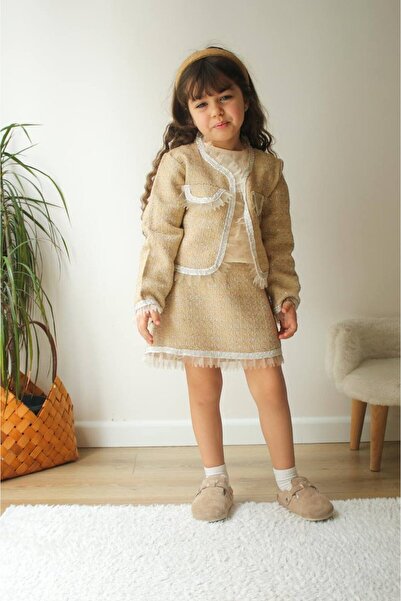 Yalçınoğlu Kids Special for Little Ladies I Elegance and Comfort Combined I 2-Piece Girls' Holiday Suit