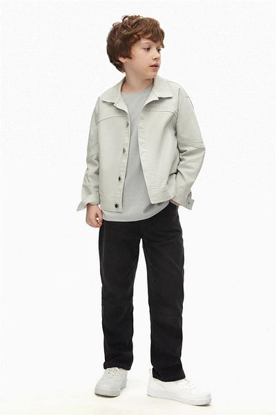 nk kids NK KIDS 48347 СИВО МЕТАЛНО ЯКЕ ЗА МОМЧЕ