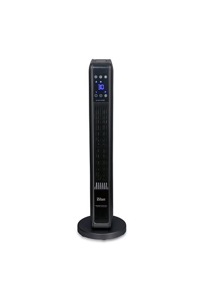 Zilan Aeroterma ceramica turn Zilan ZLN2076 Negru, 2200W, Ecran cu atingere, Timer 8H