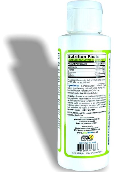 Elete Electrolytes Hydration Drops- Zero Calories, Zero Sugar (120)